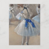 Carte Postale Edgar Degas, Danseuse de ruban bleu (Devant)