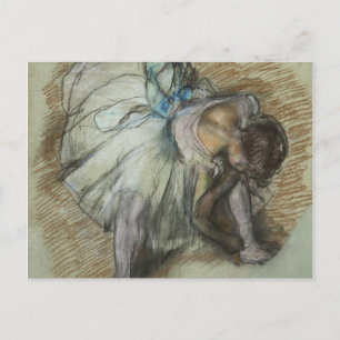 Carte Postale Edgar Degas - Danseuse Réglant Sa Chaussure