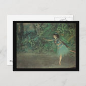 Carte Postale Edgar Degas Danseuse Sur La Scène (Devant / Derrière)