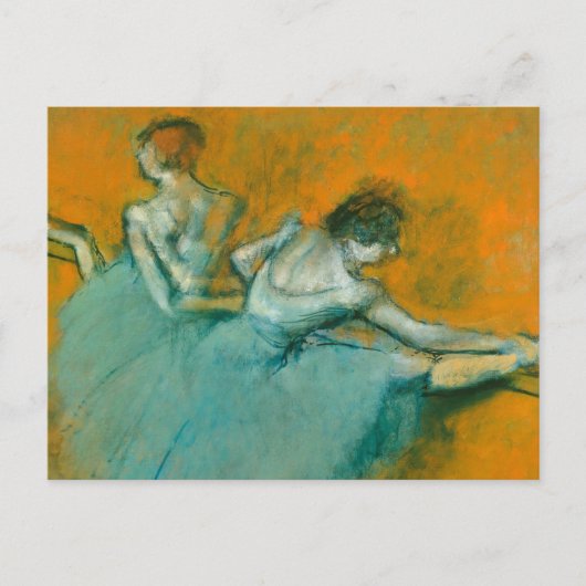Carte Postale Edgar Degas Danseuses à la barre Impression : Art (Devant)