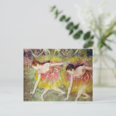 Carte Postale Edgar Degas - Danseuses de ballet (Debout devant)