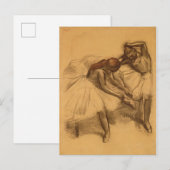Carte Postale Edgar Degas | Deux danseurs (Devant / Derrière)
