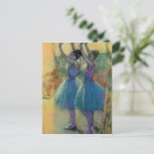Carte Postale Edgar Degas | Deux Danseurs Bleus (Debout devant)