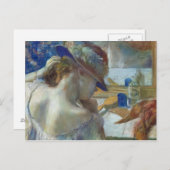 Carte Postale Edgar Degas | devant le miroir, 1889 (Devant / Derrière)