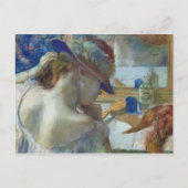 Carte Postale Edgar Degas | devant le miroir, 1889 (Devant)