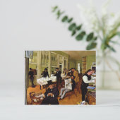 Carte Postale Edgar Degas - Échange de coton (Debout devant)