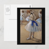 Carte Postale Edgar Degas | Étude d'un danseur (Devant / Derrière)