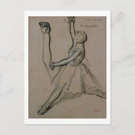 Carte Postale Edgar Degas | Étude d'un danseur (Devant)