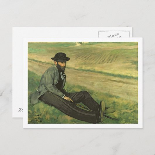 Carte Postale Edgar Degas | Eugene Manet (Devant / Derrière)