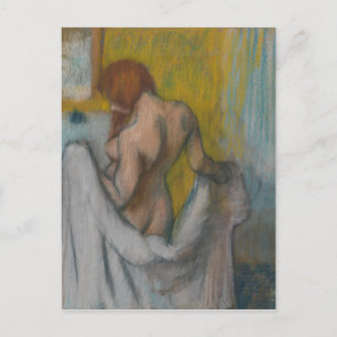 Carte Postale Edgar Degas   Femme avec serviette
