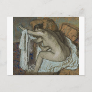 Carte Postale Edgar Degas - Femme Sécher Arm Gauche 1884 Pastel