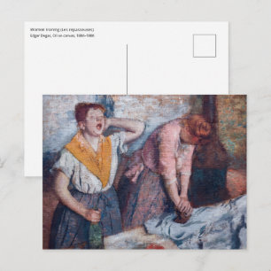 Carte Postale Edgar Degas - Femmes en repassage