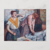 Carte Postale Edgar Degas - Femmes en repassage (Devant)