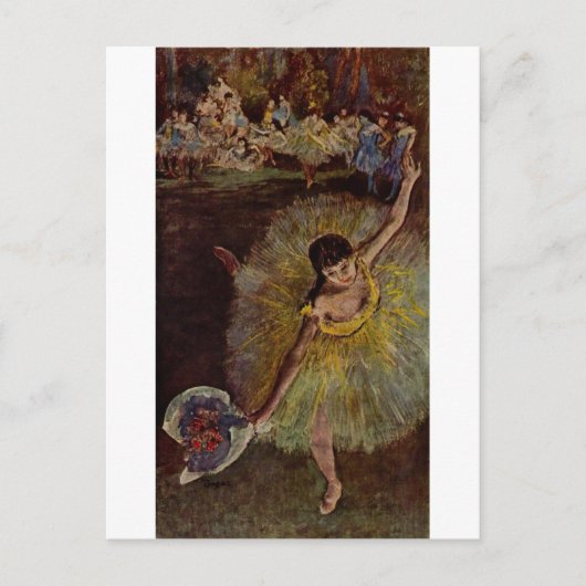 Carte Postale Edgar Degas - Fin de l'Arabesque 1877 (Devant)