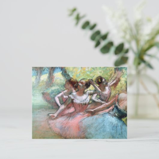 Carte Postale Edgar Degas | Four ballerinas (Debout devant)