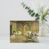 Carte Postale Edgar Degas - Hall de l'Opéra Ballet dans la rue (Debout devant)