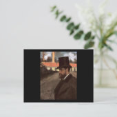 Carte Postale Edgar Degas Henri Rouart devant son usine (Debout devant)