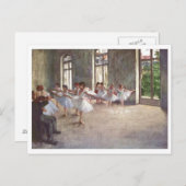 Carte Postale Edgar Degas - huile de la classe 1873 de (Devant / Derrière)
