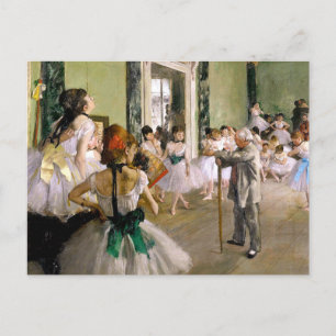 Carte Postale Edgar Degas La Classe Danse