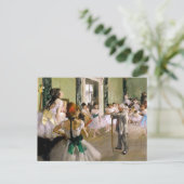 Carte Postale Edgar Degas La Classe Danse (Debout devant)
