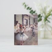 Carte Postale Edgar Degas La Classe Danse (Debout devant)
