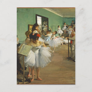 Carte Postale Edgar Degas La Classe de Danse