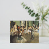 Carte Postale Edgar Degas La Classe de Danse (Debout devant)