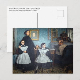 Carte Postale Edgar Degas - La Famille Bellelli