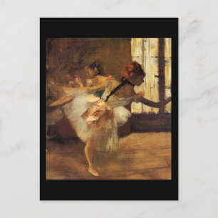 Carte Postale Edgar Degas La Répétition De Danse