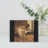 Carte Postale Edgar Degas La Répétition De Danse (Debout devant)