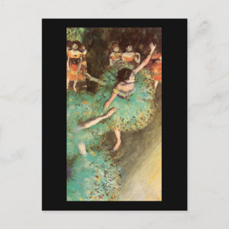 Carte Postale Edgar Degas Le Danseur Vert