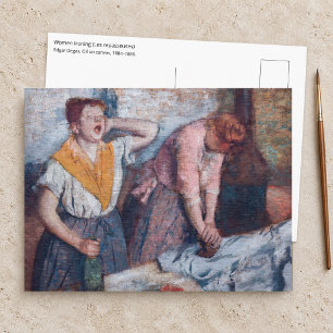 Carte Postale Edgar Degas - Les Femmes Repassent
