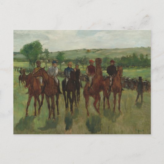 Carte Postale Edgar Degas | Les Voyageurs (Devant)