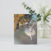 Carte Postale Edgar Degas - L'Étoile / Danseuse sur la scène (Debout devant)