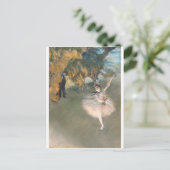 Carte Postale Edgar Degas | L'étoile ou la danseuse sur scène (Debout devant)