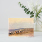 Carte Postale Edgar Degas - Maisons sur des falaises au-dessus d (Debout devant)