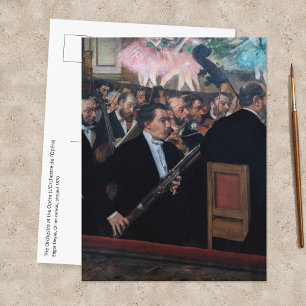 Carte Postale Edgar Degas - Orchestre à l'Opéra