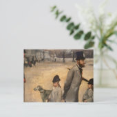 Carte Postale Edgar Degas | Place de la Concorde, 1875 (Debout devant)