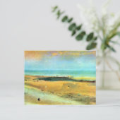 Carte Postale Edgar Degas - Plage à marée basse (Debout devant)