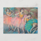 Carte Postale Edgar Degas - Quatre Danseurs (Devant)