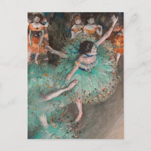 Carte Postale Edgar Degas - Swaying Dancer / Danseuse en vert (Devant)