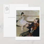 Carte Postale Edgar Degas | The Dance Lesson, c.1879 (Devant / Derrière)