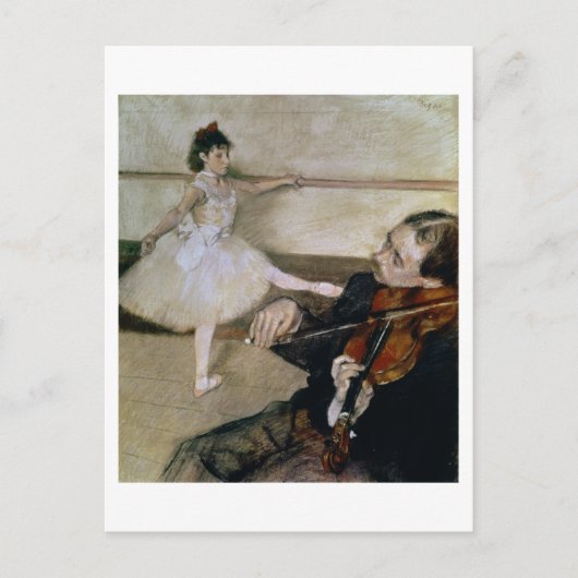 Carte Postale Edgar Degas | The Dance Lesson, c.1879 (Devant)