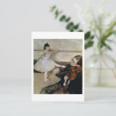 Carte Postale Edgar Degas | The Dance Lesson, c.1879 (Debout devant)