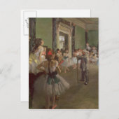 Carte Postale Edgar Degas | The Dancing Class, c.1873-76 (Devant / Derrière)