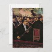Carte Postale Edgar Degas | The Opera Orchestra, c.1870 (Devant / Derrière)