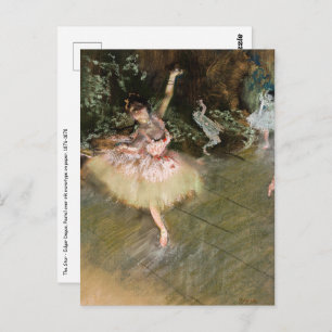 Carte Postale Edgar Degas - The Star 1878