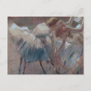 Carte Postale Edgar Degas   Three Dancers Preparing for Class