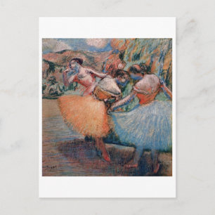 Carte Postale Edgar Degas - Trois Danseurs 1898 Ballet Femmes tu