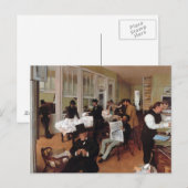 Carte Postale EDGAR DEGAS - Un bureau en coton à la Nouvelle-Orl (Devant / Derrière)